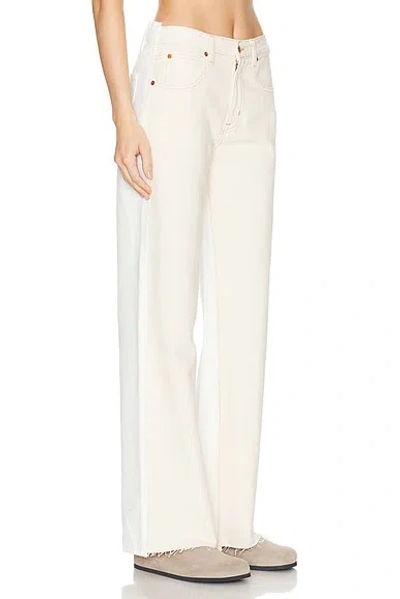 Slvrlake Re-work Grace Wide Leg In Natural Ecru