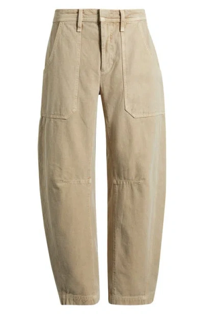 Slvrlake Rookie Cargo Barrel Leg Jeans In Marfa Sands