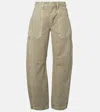 Slvrlake Rookie Cotton Barrel-leg Cargo Pants