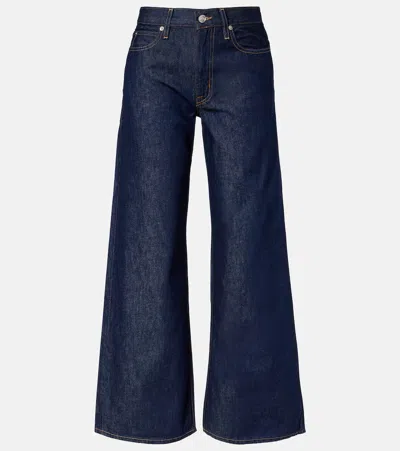 Slvrlake Selena High-rise Wide-leg Jeans In Blue