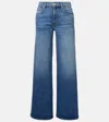 Slvrlake Mid-rise Wide-leg Denim Trousers In Blue