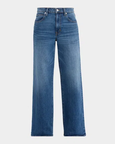 Slvrlake Selena Mid-rise Wide-leg Jeans In Blue