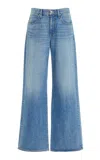 Slvrlake Selena Rigid High-rise Wide-leg Jeans In Wildest Dreams