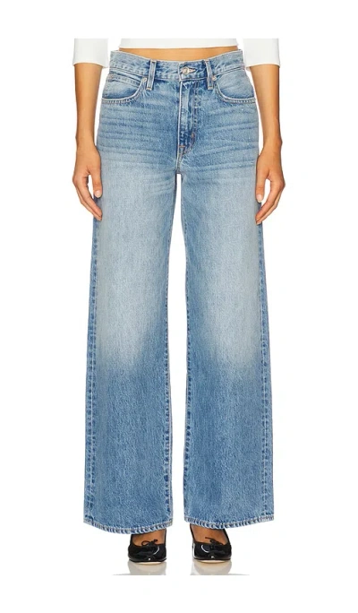 Slvrlake Selena Mid-rise Wide-leg Jeans In Blue