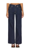 Slvrlake Selena High-rise Wide-leg Jeans In Midnight Mile