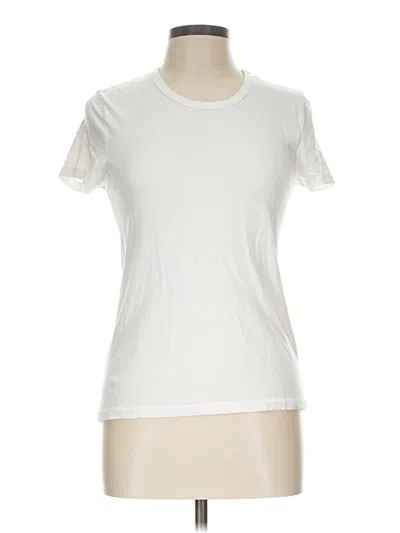 Pre-owned Slvrlake Short Sleeve T-shirt In White