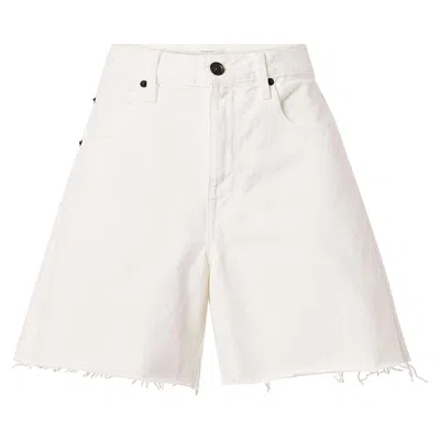 Pre-owned Slvrlake Sienna Cut Off Short 'white' | Women's Size 25