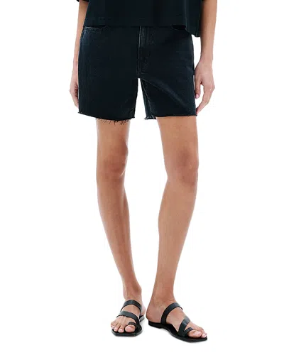 Slvrlake Sienna High Rise Jean Shorts In Shadow Ridge In Gray