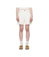Slvrlake Sienna High-waisted Denim Shorts In White