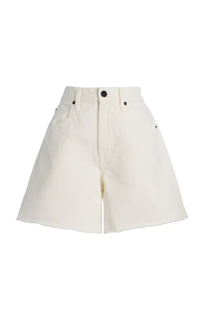 SLVRLAKE SIENNA MID-RISE CUTOFF DENIM SHORTS