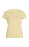 Slvrlake Simple Cotton T-shirt In Yellow