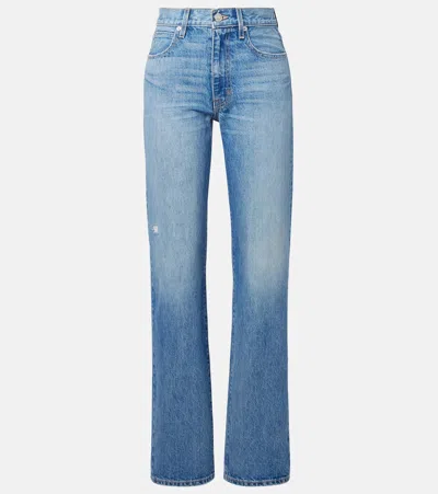 Slvrlake Sophie Low-rise Straight Jeans In Blue