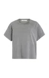 Slvrlake Square Cotton T-shirt In Pebble Grey
