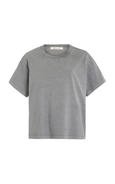 Slvrlake Square Cotton T-shirt In Grey