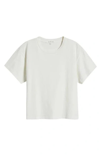 Slvrlake Square Cotton T-shirt In Natural White