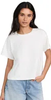 Slvrlake Square Tee Natural White In Natural White