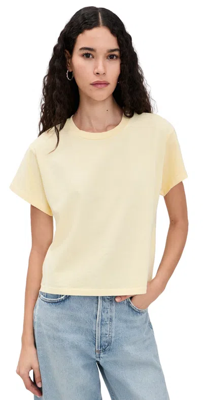 Slvrlake Square Tee Paradise In Yellow