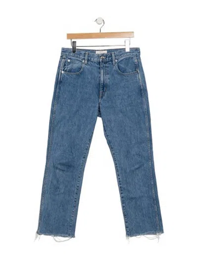Pre-owned Slvrlake Straight Leg Pants In Blue