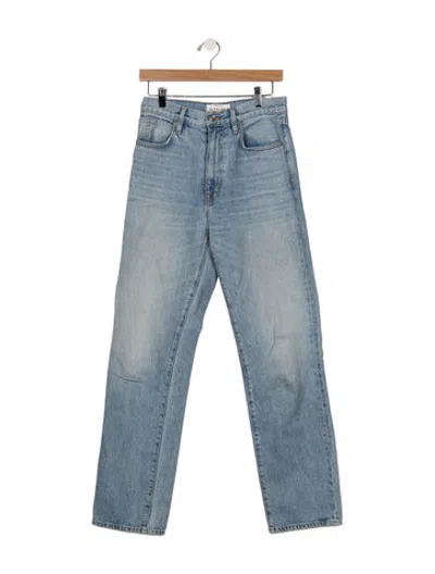 Pre-owned Slvrlake Straight Leg Pants In Blue