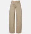 Slvrlake Tess High-rise Wide-leg Jeans In Neutral