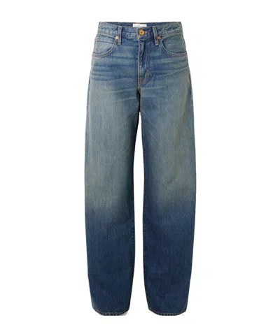 Slvrlake Tess Long Boyfriend Jeans In Blue