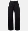 Slvrlake High-rise Jeans Tess Long In Black