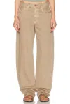 Slvrlake Tess Long Rigid Low-rise Curve-leg Jeans In Drift Wood