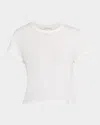 Slvrlake Easy Cotton-jersey T-shirt In White