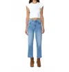 Slvrlake The London High-rise Straight Leg Jeans In Love Matters In Blue