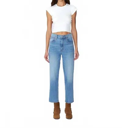 SLVRLAKE THE LONDON HIGH-RISE STRAIGHT LEG JEANS IN LOVE MATTERS