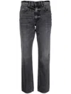 Slvrlake Tyler Mid-rise Slim-fit Jeans In Black