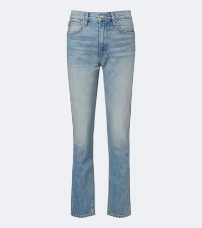 Slvrlake Virginia Slim Jeans In Blue