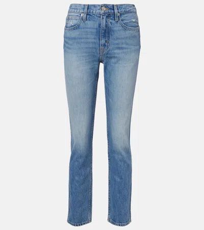 Slvrlake Virginia Straight Jeans In Blue