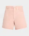 Slvrlake Walker Denim Shorts In Desert Rose