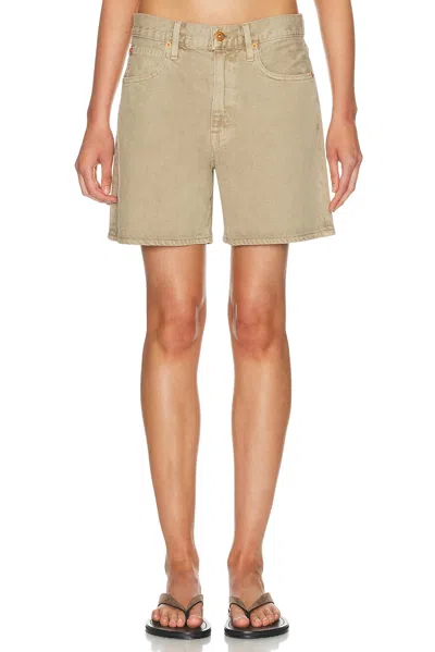 Slvrlake Walker Cotton Short In Brown