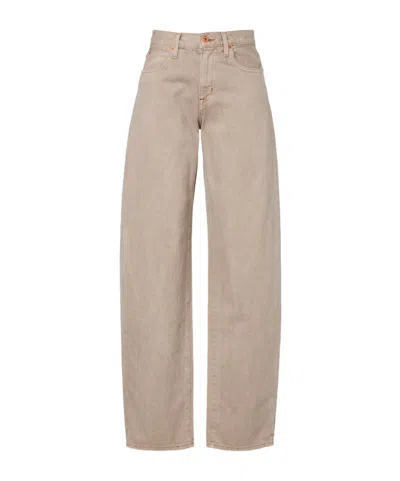 Slvrlake Wide-leg Denim Trousers In Brown