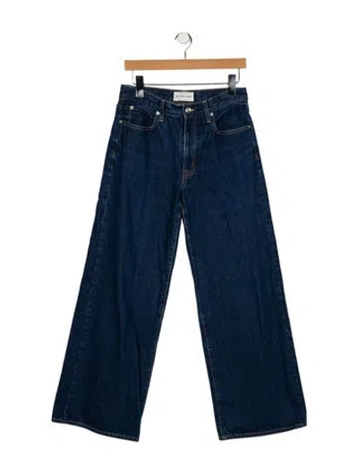 Pre-owned Slvrlake Wide Leg Pants In Blue