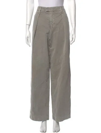 Pre-owned Slvrlake Wide Leg Pants In Gray