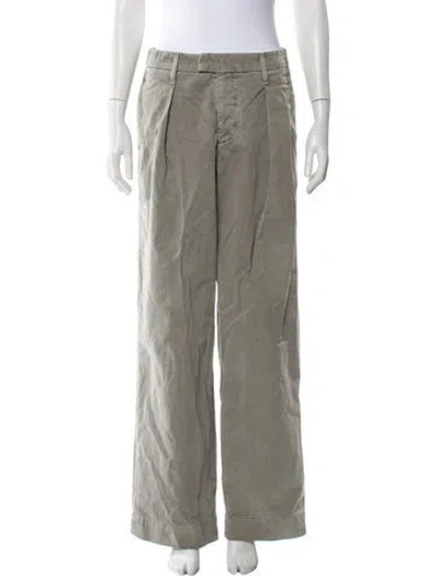 Pre-owned Slvrlake Wide Leg Pants In Gray