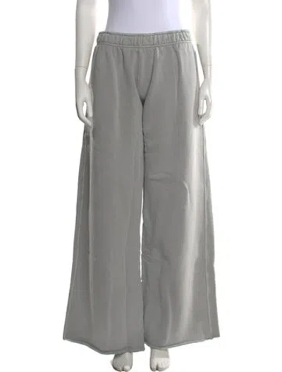 Pre-owned Slvrlake Wide Leg Pants In Gray