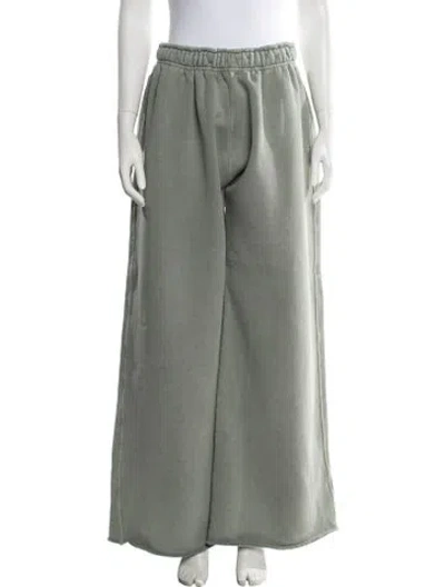 Pre-owned Slvrlake Wide Leg Pants In Green