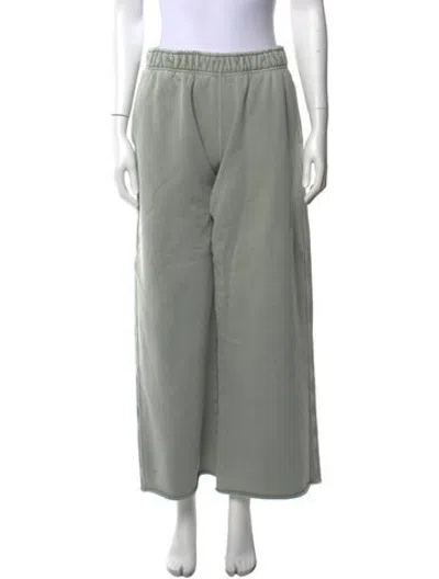 Pre-owned Slvrlake Wide Leg Pants In Green