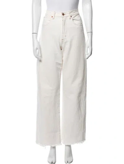 Pre-owned Slvrlake Wide Leg Pants In Neutrals