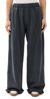 Slvrlake Wide Sweatpants Charcoal In Charcoal