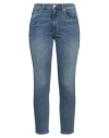 Slvrlake Woman Jeans Blue Size 26 Cotton, Elastomultiester, Elastane In Blue
