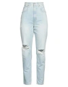 Slvrlake Woman Denim Pants Blue Size 30 Cotton In Blue