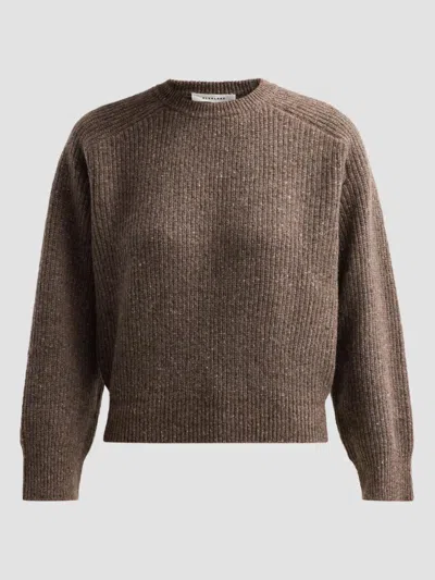 Slvrlake Women's Florence Cinch Crew Sweater In Brown