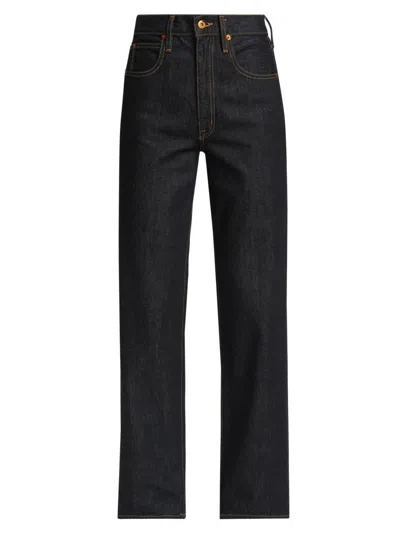 Slvrlake London High-rise Straight-leg Jeans In Empty Sky