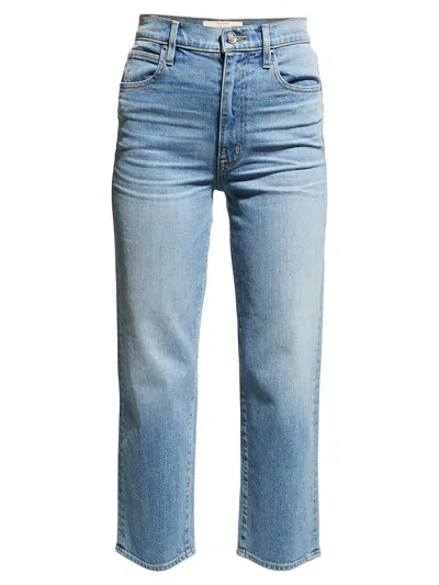 Slvrlake Women's London Cropped Straight Jeans In Blue