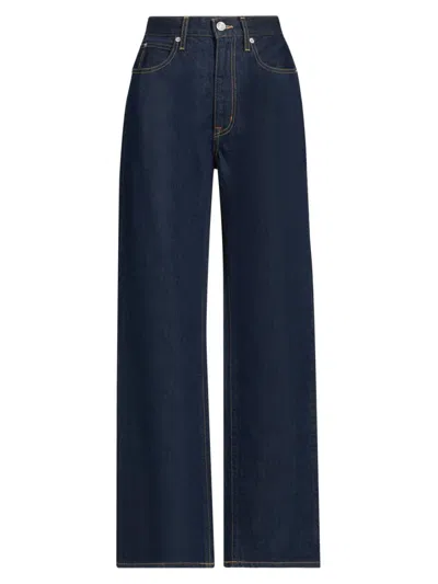 Slvrlake Women's London High-rise Straight-leg Jeans In Blue